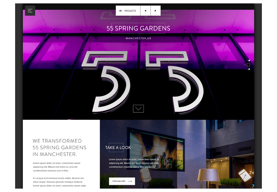 Neviltorellok created the website for construction company ARCO to present their services